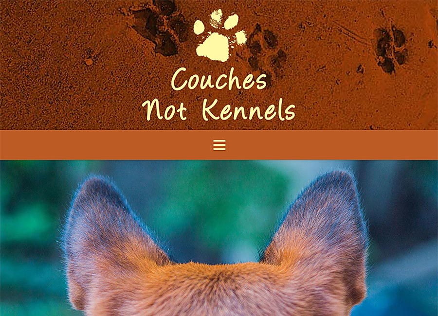 Couches Not Kennels